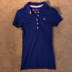 Aeropostale Buttoned Collared Tee Shirt. Size X-Small. Never Worn! Aeropostale Outfits, Aeropostale Shirt, Aeropostale Shirts, Uniform Shirts, Collar Tshirt, Christmas List, Collar Shirts, Aeropostale, Tee Shirt