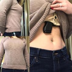 Conceal Carrying For Women, Concealed Carry Women Outfits, Handguns For Women, Women Concealed Carry, By Any Means Necessary, Causal Outfits