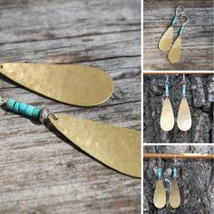 Earrings Bohemian, Bohemian Earrings, Earrings Long, Fort Collins, Brass Jewelry, Earrings Boho, Brass Earrings, Earrings Dangle, Bohemian Jewelry