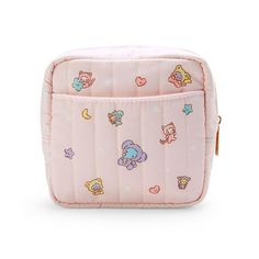 This Sanrio Little Twin Stars Kikirara Pouch 12x12.5x5cm #231282 is perfect for carrying your essentials when you're on the go. Crafted with care, this cute pouch is perfect for any Sanrio fan. It's lightweight and compact, making it easy to carry in any bag. Pink Square Pouch For Daily Use, Foldable Pouch Bag For Storage, Kawaii Portable Pouch For Travel, Kawaii Portable Travel Pouch, Cute Pink Compact Bag, Kawaii Zipper Travel Pouch, Cute Compact Pink Bag, Kawaii Travel Zipper Pouch, Compact Portable Pink Pouch