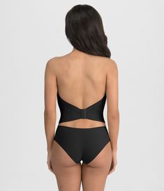 This black hip-length beauty is made from a soft, lightweight mesh that'll make you feel absolutely ethereal. With its three-part memory foam cups and super breathable design, comfort has never been sexier. The lowest of the low back strapless design and sweetheart neckline create a captivating silhouette while the flexible boning keeps everything secure. And let's not forget the pièce de résistance – the deep plunging V-wire front that adds an irresistible touch of allure. With comfortable underwire support and a padded hook and eye rear closure for extra security, this bra ensures both style and peace of mind.Available in sizes 32A-38F while supplies last.This is a Special Order item, please allow a 2-3 day handling time. Bridal Bra, Foam Cups, Hook And Eye, Hip Length, Low Back, Sweetheart Neckline, Unique Vintage, Make You Feel, Memory Foam