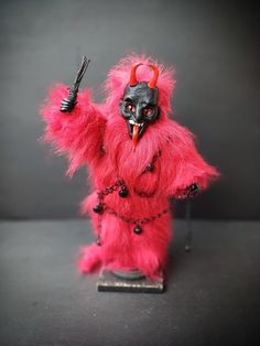 He is one of a kind Krampuslauf Krampus Figure, Creepy Christmas doll, Krampusnacht, Devil Krampus  doll, Horror Christmas, Folklore Krampus Christmas. He is  Folklore Krampus Christmas piece. He is Krampusnacht, Devil, Yule Ornament and Christmas Devil. He is not a Krampus Ornament; He is Krampus doll. He is Krampus Art piece and Gruss Vom Krampus. He is perfect for Goth Christmas. Sculpted with polymer clay and used handmade glass eyes. I used beautiful special kind red fur,of course ıt ıs not Krampus Ornaments, Krampus Doll, Christmas Folklore, Krampus Art, Krampus Christmas, Doll Horror, Bell Witch, Horror Christmas, Goth Christmas