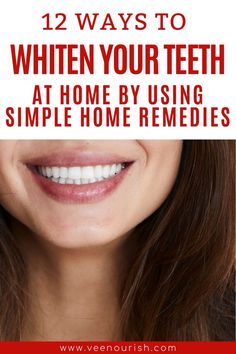 4 Ways to Get Whiter Teeth at Home - wikiHow Whiter Teeth At Home, Hydrogen Peroxide Mouthwash, Discolored Teeth, Whiten Your Teeth, Whiten Teeth