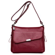 Brand Name: VANDERWAHShape: FLAPPlace Of Origin: HE BEI ?ProvinceHandbags Type: Shoulder BagsTypes of bags: Shoulder Crossbody BagsOrigin: CN(Origin)Main Material: GENUINE LEATHERGenuine Leather Type: SheepskinClosure Type: zipperHardness: SoftExterior: Silt PocketStyle: CasualModel Number: Genuine leather zipperLining Material: PolyesterOccasion: VersatileGender: WOMENPattern Type: SolidNumber of Handles/Straps: SingleInterior: Interior Slot PocketInterior: Cell Phone PocketInterior: Interior Z Trendy Luggage, Womens Messenger Bag, Soft Leather Handbags, Mothers Bag, Pockets Fashion, Women Crossbody Bag, Leather Handbags Women, Luxury Purses, Handbags Women