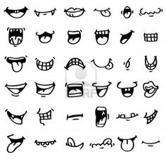 an image of different types of mouth shapes