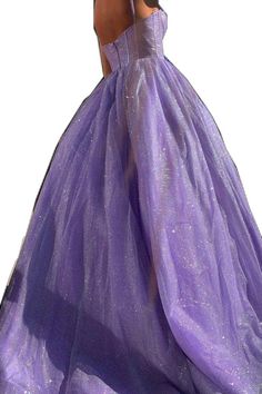 Purple Tulle Skirt Prom Dress, Lavender A-line Prom Dress, Purple Dress For Debutante Ball In Spring, Long Formal Dress, Lavender Pink, Pink Tassel, Tulle Fabric, Light Blue Color, Long Prom Dress