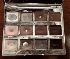 Eyeshadow Pallettes, Black Eyeshadow Palette, Darker Makeup, Black Eyeshadow, I'm With The Band, Eyeshadow Pallets, After Life, Fall Aesthetic, Pretty Makeup