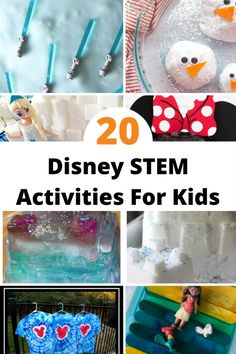 Princess Learning Activities, Pixar Activities For Kids, Disney Day Preschool, Disney Steam Activities, Disney Themed Classroom Activities, Disney Educational Activities, Disney Stem Activities For Kids, Disney Activities For Kindergarten, Disney Day Classroom Activities