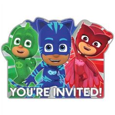 the pj masks have been designed to look like they are wearing costumes