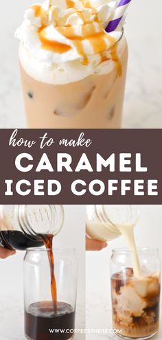 Salted Caramel Coffee Recipe, Frozen Coffee Recipe, Caramel Coffee Recipe, Salted Caramel Iced Coffee, Caramel Iced Coffee Recipe, Caramel Iced Coffee, Easy Salted Caramel, Salted Caramel Coffee, Cold Coffee Recipes