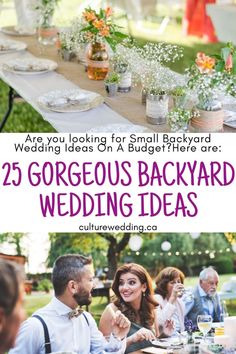 the 25 gorgeous backyard wedding ideas