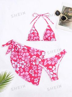 Blusas Crop Top, Pink Bathing Suits, Belly Shirts, Summer Bathing Suits, Summer Swimwear, Summer Bikinis