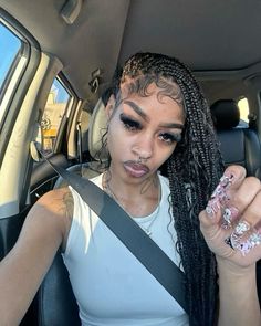 Messy Edges With Braids, Big Edges With Braids, Fluffy Edges With Braids, Edges With Braids, Dramatic Edges, Quick Natural Hair Styles, Edges Hair