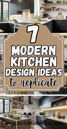 kitchen design ideas Modern Kitchen Makeover, Efficient Kitchen, Optimize Space