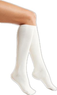 Cream Stretch Knee-high Socks, White No-show Fitted Socks, Fitted No-show White Socks, Fitted White No-show Socks, Comfortable Fitted Cream Socks, Classic White Stretch Socks, Fabric Gift Bags, Knee High Socks, Nordstrom Store