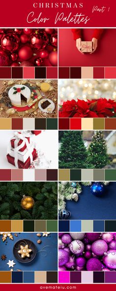 christmas color palettes part 1