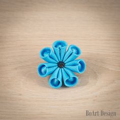 Lapel Pin/Blue Flower Lapel Pin with Swarovski by BoArtDesign Silver Flower Lapel Pin For Gift, Blue Flower Lapel Pin For Gift, Formal Flower Lapel Pin, Lapel Flower Wedding, Silver Flower Shaped Lapel Pin Brooch, Flower Lapel, Blue Flower-shaped Jewelry Brooch, Flower Lapel Pin, Lapel Flower