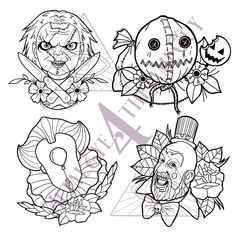 halloween coloring pages for adults and children