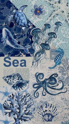 an image of sea animals and marine life