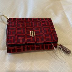 Tommy Hilfiger Wallet New With Tags Tommy Hilfiger Rectangular Wallet For Everyday Use, Trendy Red Rectangular Wallet, Trendy Red Wallets For Everyday Use, Trendy Red Wallets For Gift, Trendy Red Wallet For Gift, Tommy Hilfiger Red Bag For Everyday Use, Trendy Red Coin Purse With Card Slots, Tommy Hilfiger Wallet, Tommy Hilfiger Bags