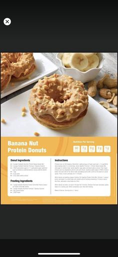 an image of a website page with food items on it