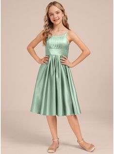 JJ's House Stretch Satin Scoop Daily Party Junior Bridesmaid Dresses Confirmation Dresses Fall Spring Summer Winter A-line Back Zip Agave Knee-Length Green Sleeveless Junior Bridesmaid Dress. #JJ's House #StretchSatin #Scoop #Daily #Party #JuniorBridesmaidDresses #ConfirmationDresses #Fall #Spring #Summer #Winter #Aline #BackZip #Agave #KneeLength #Green #Sleeveless #JuniorBridesmaidDress Confirmation Dresses, Big Girl Dresses, Dresses Fall, Junior Bridesmaid Dress, Big Girl Fashion, Junior Bridesmaid Dresses, Junior Bridesmaid, Stretch Satin, Big Girl