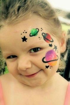 Alien Face Paint, Easter Face Paint, Easy Face Painting Designs, Christmas Face Painting