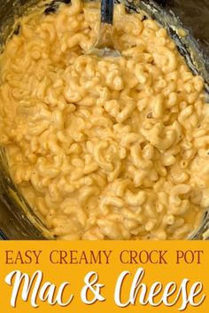 creamy crock pot mac and cheese is ready to be cooked in the instant pressure cooker