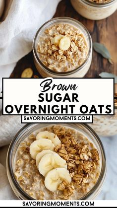 A comforting and wholesome breakfast with a touch of caramel-like sweetness! Prep this easy recipe the night before and enjoy a delicious start to your day. Hungry? Click for the full recipe.
#brownsugaroats #overnightoatsrecipe #quickbreakfast #breakfastideas #healthybreakfast #makeaheadmeals #easyrecipes #oatsrecipe #breakfastlovers