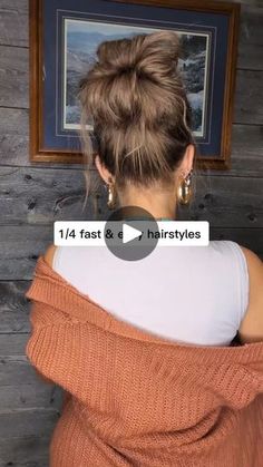 1.7K views · 21K reactions | 💕quick & easy hairstyles for when you're in a hurry, tutorial one of four! Save this video to try later. 
•
•
•
•
•
•
#finehairstyles #thinhairtutorial #hairstyleoftheday #mediumlengthhairstyles #easyhairstyles #hairidea #hairideasforwomen #buntutorial #hairstylesforbeginners #beginnerhairtutorial #beginnerhairstyles #hairtutorialsforthinhair #hairvideoss | SAVANNAH MOORE || 🩷🩶 Easy Hairstyles Quick, How To Cut Nails, Bun Tutorial, Hair Upstyles, Hairstyles Over 50, Short Hair Updo, Hair Bun, In A Hurry, Beautiful Long Hair