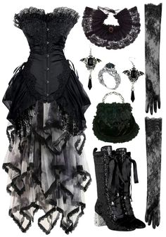 dark goth vintage corset halloween black vampire costume cosplay dead outfit Royal Vampire Aesthetic Outfit, Vampire Princess Outfit, Vampire Chic Fashion, Vampiric Goth Outfits, Vampire Costume Goth, Vampire Corset Outfit, Goth Wedding Outfit, Vampire Ideas Costumes, Goth Outfit Women