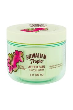 Hawaiian Tropic Body Butter, Summer Wishlist Products, Hawaiian Tropic After Sun, Sun Skin Care, Coconut Body Butter, After Sun Lotion, After Sun Care, Summer Products