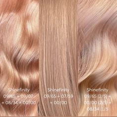 Shinefinity Formulas, Hair Color Formulas Wella, Paprika Hair Color, Apricot Blonde, Burnette Hair, Lavender And Blonde Hair, Mommy Hairstyles, 2024 Hair Color, Wella Hair Color