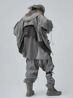 Dystopian Fashion, Mens Street Style, Look Cool, Cyberpunk, Streetwear Fashion