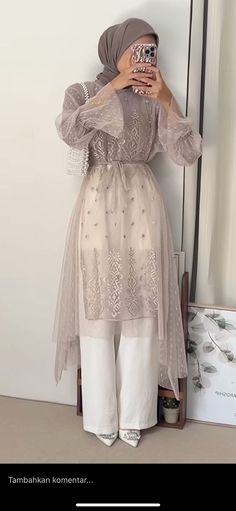 Muslim Fashion Dress Gowns, Muslim Fashion Dress Modern, Mix And Match Outfits Hijab, Lebaran Outfit, Kondangan Outfit, Kebaya Modern Dress, Fesyen Islam