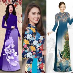 Vietnamese Traditional Ao Dai for Women nguyen bo(with pants), Ao Dai for Girls, Ao Dai for Women, Ao Dai Viet Nam 3D print-ready to ship Purple Long Sleeve Sets With Digital Print, Summer Sports, 3d Print, For Girls, 3d Printing, Beauty Book, Art Collection, Dress Outfits, Bathing Beauties