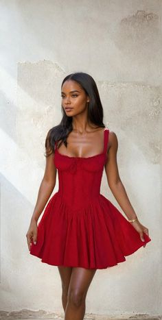 Lace Patchwork Mini Dress Red / L Elegant Red Dress Short, Red Dresses Short, Short Red Dress Outfit, Red Birthday Dress, Red Club Dress, Mini Red Dress, Hoco Inspo, Short Red Dress, Banquet Dresses