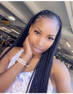 Half Cornrows, Lemonade Braids Hairstyles, Cornrows Braids For Black Women, Sew In Hairstyles, African Hair Braiding Styles, Box Braids Hairstyles For Black Women