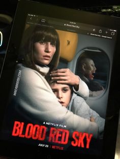 an ipad with the movie blood red sky on it