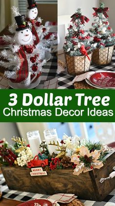 three dollar tree christmas decor ideas