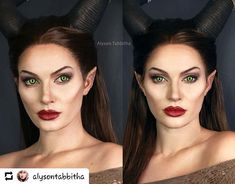 Alyson Tabbitha, Maleficent Makeup, Maleficent Cosplay, Futuristic Costume, Deku Cosplay, Maleficent Costume, Halloween Makeup Looks, Fantasias Halloween, Amazing Cosplay