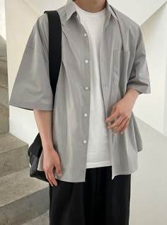 Korean Minimalist Outfit Men, Gray Flannel Outfit, Outfits Ideas Korean, Winter Outfits Aesthetic Korean, Korean Black Outfit, Korean Men Outfits, Outfits Aesthetic Korean, Outfits Aesthetic Dress, Dress Outfits Korean