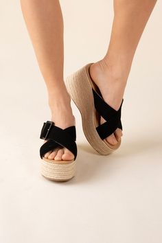 Step into summer sophistication with our Espadrille Wedge Platform Slides, a perfect fusion of style and comfort. These slides showcase a classic espadrille design with a modern twist, featuring a wedge platform that adds height and flair to your look. Whether you're strolling by the beach or enjoying a casual day out, these slides offer a versatile and fashionable choice for embracing the warm-weather season.Toe: Open toe, roundHeel shape: PlatformMaterial: SyntheticImported. Made in China Styl Espadrilles Platform, Plus Swimwear, Usa Products, Platform Slides, Espadrille Wedge, Platform Wedge, China Fashion, Espadrilles Wedges, Mild Soap