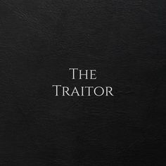 the cover of the book, the trattor