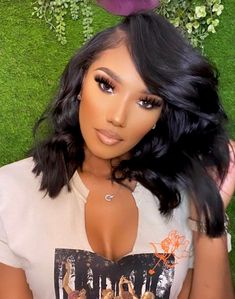 New York Hairstyles Black Women, Side Part Bob Weave Sew Ins, Middle Part Shoulder Length Hair, Body Wave Hairstyles For Black Women, Bob Weave Hairstyles For Black Women, Long Weaves, Black Hair Updo Hairstyles, Natural Hair Short Cuts, Protective Hairstyles Braids