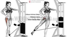 an image of a woman doing squats with the help of a pull up machine