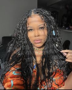 Bangs Inspiration, Mermaid Locs, Locs Ideas, Baddie Hair, Future Hairstyles