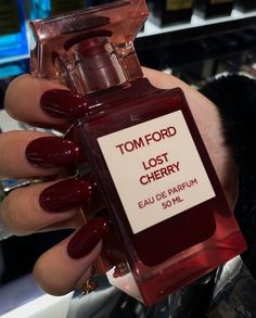 Cherry red 🍒 El color que está dominando esta temporada! crea tus mejores looks con este toque de color que luce muy seductor y elegante 💄 . . . . . #cherry #cherryred #color #girl #trend #trends #stylish #style #feminine #seductiontips #pretty #inspo Tom Ford Parfum, Perfume Tom Ford, Tom Ford Lost Cherry, Red Perfume, Seductive Perfume, Lost Cherry, Tom Ford Perfume, Red Toms, Dark Red Nails