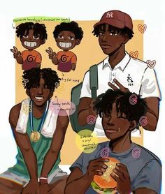 Ref Sheet Character Design Template, Black Guy Character Design, Aesthetic Art Styles, Black Woman Character Design, Teen Character Design, Character Design Inspiration Concept Art, Character Inspiration Art, Black Character Design