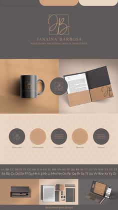 the brand identity and packaging design for janna barbosa